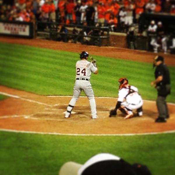 TravieBurnette7's tweet photo. Lol remember this at bat? @Orioles 😉 eat em up tigers!!! 🐯>>>>> #OctoberInTheD @CodyConrad10 http://t.co/7rVP3naDJK