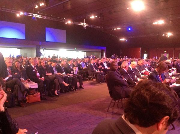 Solutions4SWIFT's tweet image. Opening plenary of Sibos 2014 in Boston is about to start...