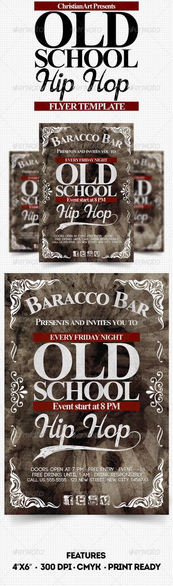 ChrisB_Graphics's tweet image. Old School Hip Hop flyer - graphicriver.net/item/old-schoo…