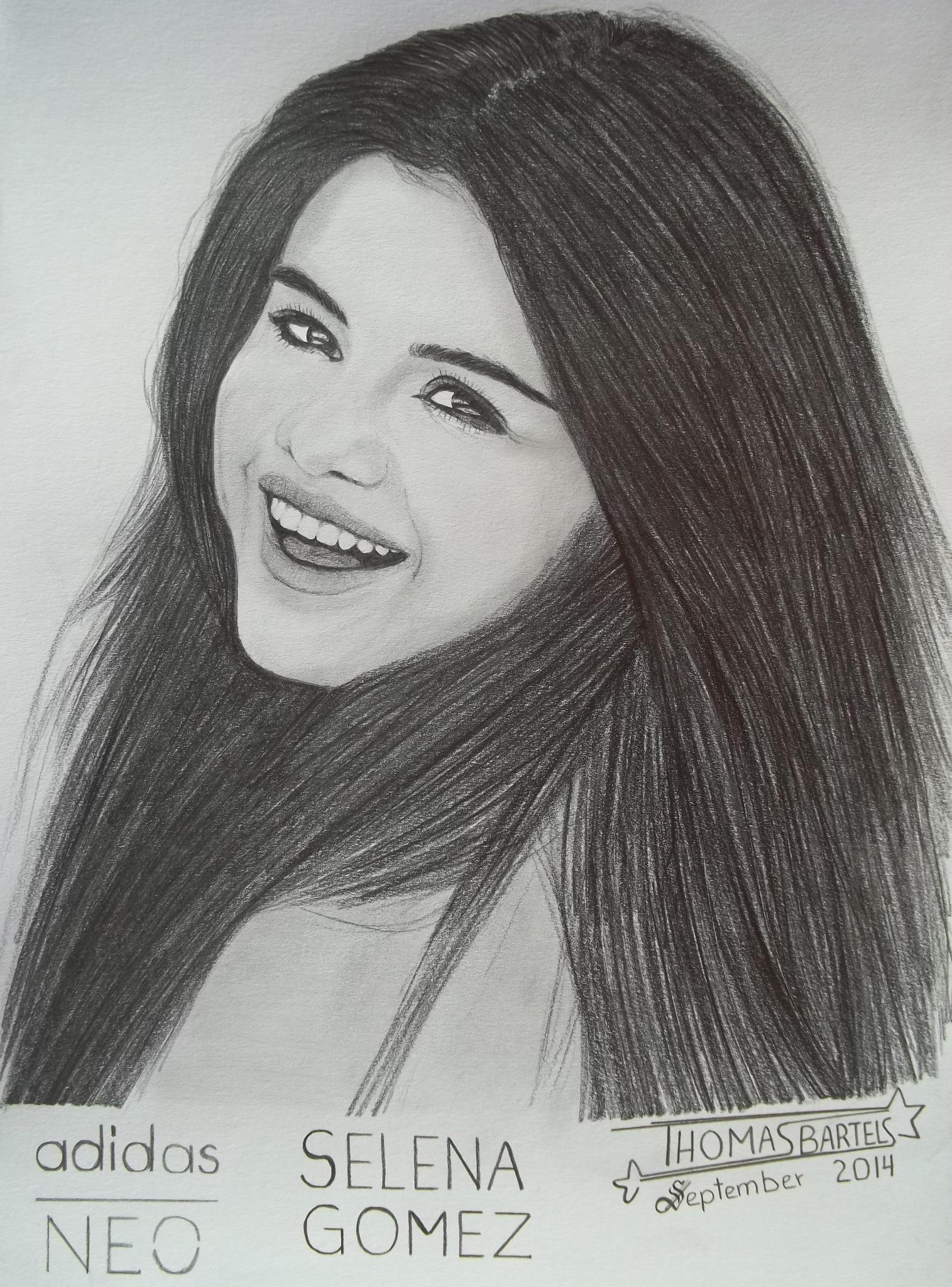 Editorial Pencil Drawing Of Selena Gomez Stock Photo Picture And Royalty  Free Image Image 137711487