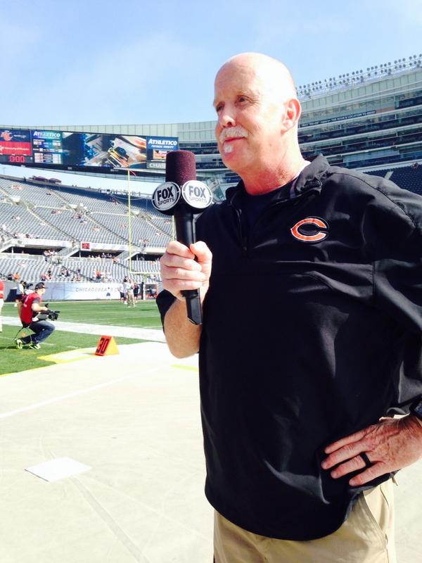 PamPoliver's tweet photo. Fun times as Solider Field. Microphone check one, two, one, two http://t.co/NhqkKMWbuo