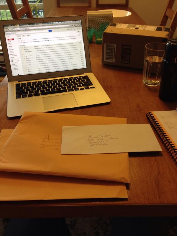 aaronvidas's tweet image. Home today doing admin stuff. Got an awesome surprise, my notes from #mmtalks sent by @JaysonGaignard!