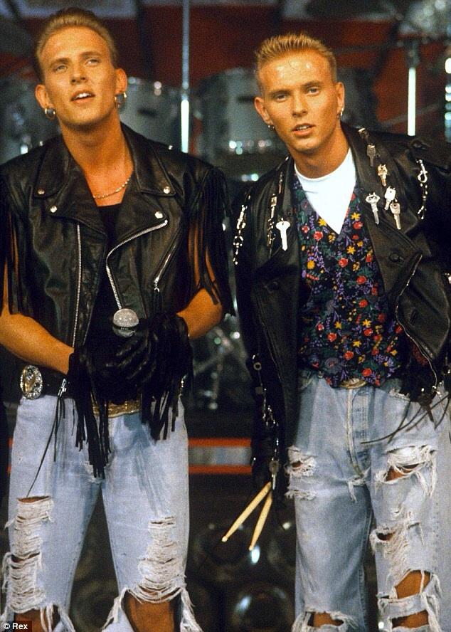 Happy Bday Matt & Luke Goss aka Bros. Who had Grolsch bottle tops on their shoes, ripped jeans & big belt buckle? Us! 