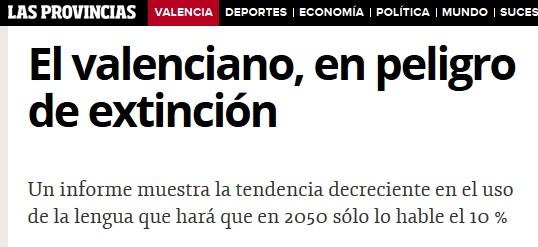 HumorenValencia's tweet photo. No sé si esta notícia mos produix vergonya o llàstima com a valencians que som: #ParlemValencià http://t.co/zvPumdAJBL