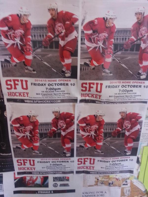 Have you seen our Home Opener posters up on campus yet?