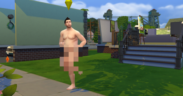 SimsLiveGroup's tweet image. #Nude #TheSims4 #Proud