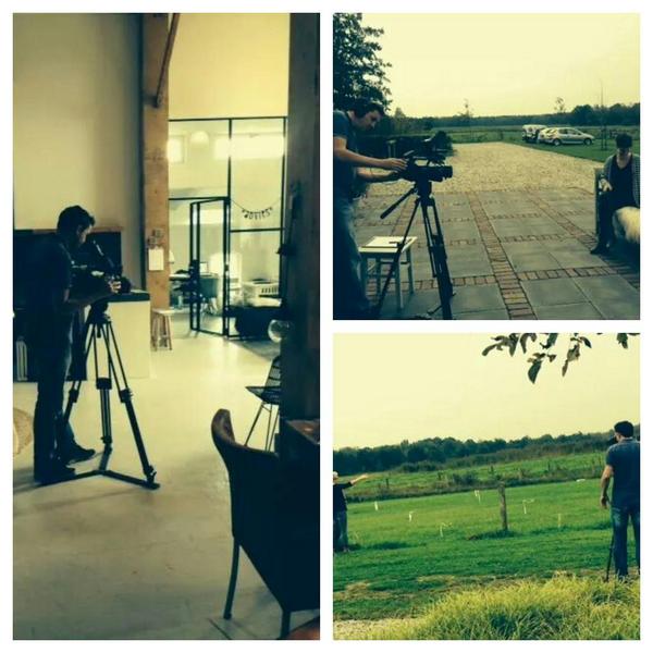 Cocoon in de hoofdrol! Vandaag opnames op de Hoeve voor ondernemersavond 'werk aan de winkel' #RabobankPeellandZuid