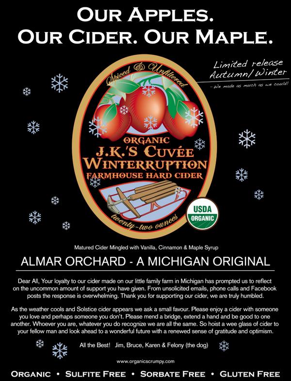 TryonHappyHour's tweet image. Everyone welcome JK Scrumpy’s Winterruptin, formerly known as Solstice!! Check it out!