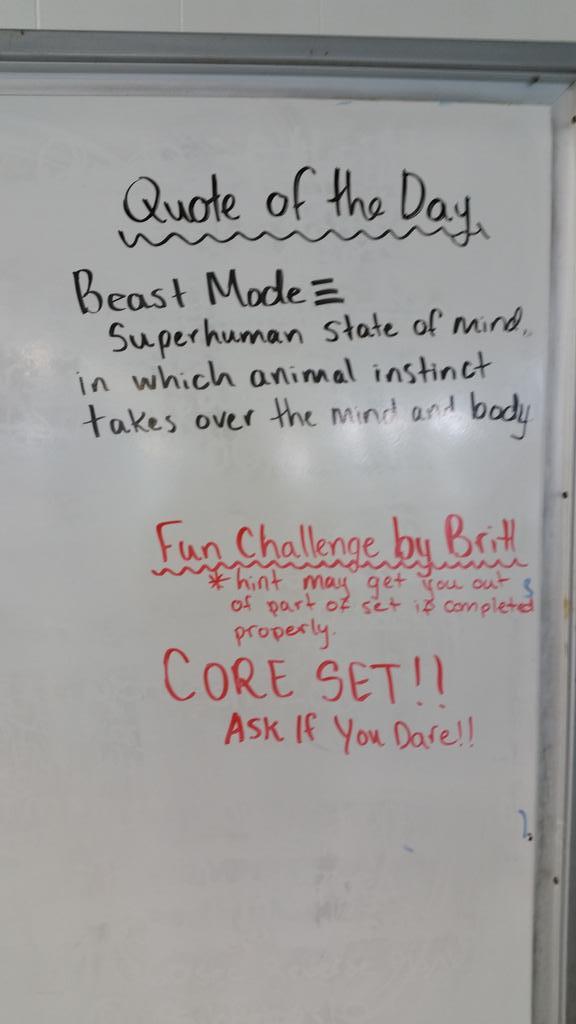 KingstonSharks1's tweet photo. #quoteoftheday Beast Mode = superhuman state of mind in which animal instinct takes over the mind and body #sharks http://t.co/LV12dDaDUi