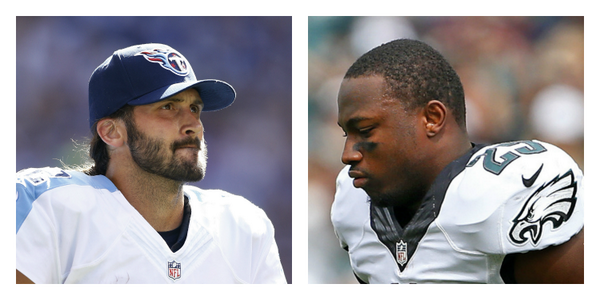 ESPNNFL's tweet photo. Stat of the Day: Charlie Whitehurst had more rushing yards yesterday (40) than LeSean McCoy had his last 2 games (39) http://t.co/Y0OUtJnZel