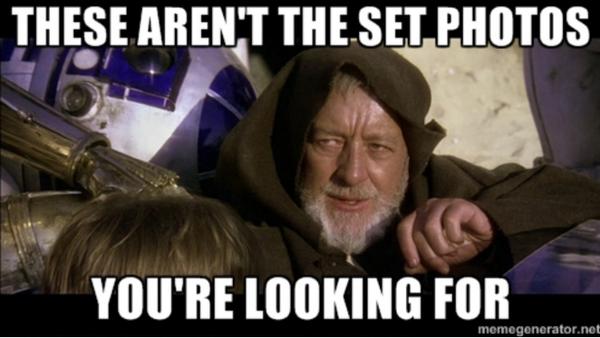 Exclusive set pictures from the new Star Wars movie........