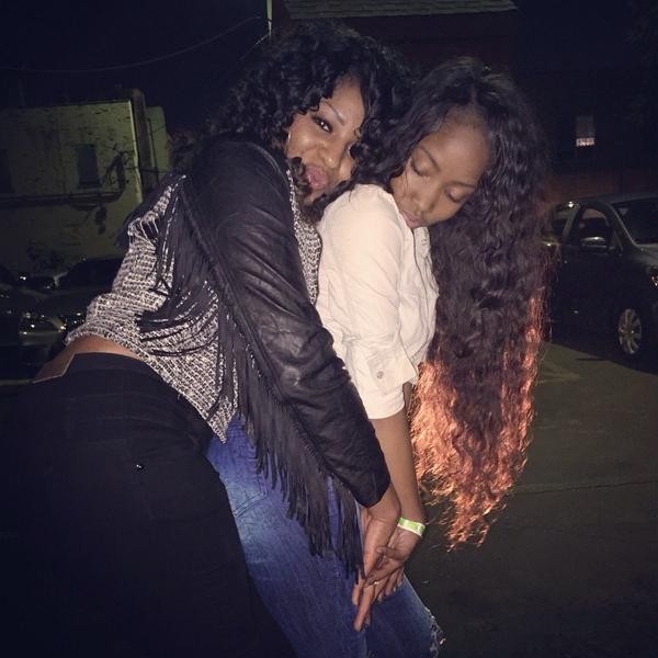 _CaliFancy's tweet photo. .me and my boo @Kristal_Light5 last niqht foolinq lol. πππ #WeFineAf #CheckMyWavesLol #WhoIsShe #WhyWasISoDrunk http://t.co/2163ZXREeF