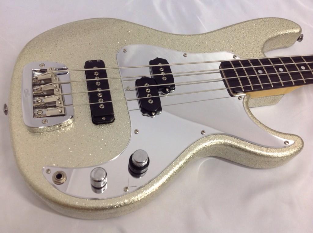 G&L Made in USA SB-2 Silver Flake used Electric Bass Guitar | eBay