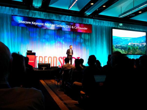 AptDigitalMark's tweet photo. Keynote from @mssitecore #TrendspotANZ http://t.co/AzKVaGwtUs