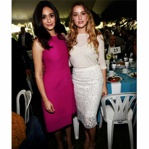 SmytheJackets's tweet image. White on the right: #amberheard gorgeous in Smythe Ivory Lace Pencil Skirt #smytheholiday #instoressoon #madeincanada