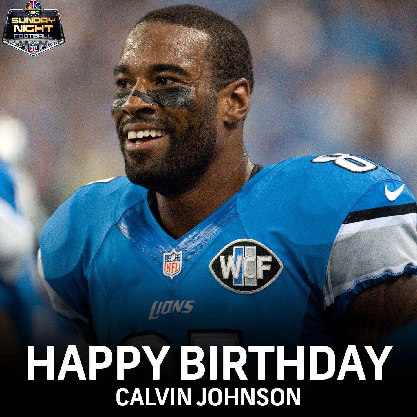 Happy Birthday Calvin Johnson! 