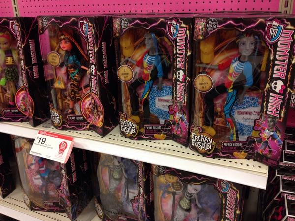 JoseyMcCoy's tweet photo. Two #NeighthanRot dolls in the same Target?! Someone better snatch them up! #sepulvedatarget #onsale http://t.co/OmozOL682p