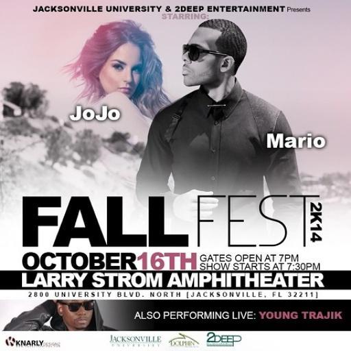 TrizzleTeam's tweet photo. ITS GOIN UP 2MRW! #LIVE #JacksonvilleU x @2DeepEvents #FallFest2K14 w/ @OHYESMARIO &amp; JoJo!! Oct.16 #2DE #BANGMODE http://t.co/aq8vMQiYLU
