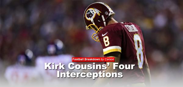 TheFilmRoom's tweet photo. All 22 Breakdown: Kirk Cousins Four Interception Night Against the ... - http://t.co/4SqYLUFmTg http://t.co/9eQccjXNxt