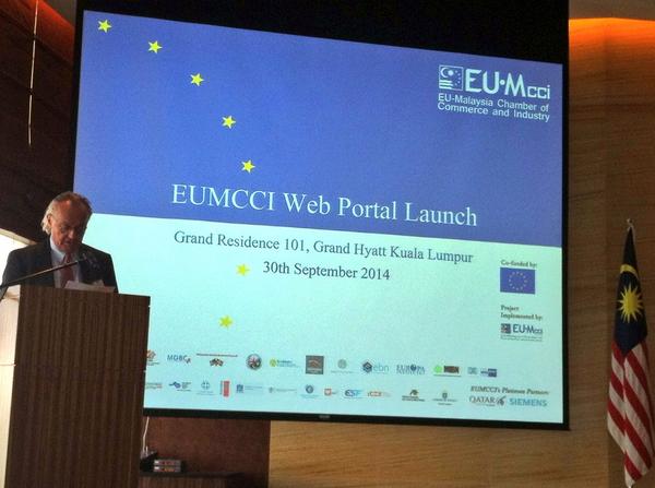 DKAMBinMalaysia's tweet photo. Partner at launch of new EU-Southeast Asia market web-portal @EUMCCI. Working to expand trade http://t.co/qqloxcY0ow http://t.co/VnaRm0dPeV