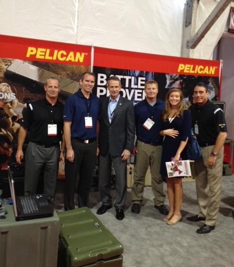 PelicanProducts's tweet photo. Chairman of our Board, General Peter Pace USMC (Ret.), at our booth at #ModernDayMarine! @MCB_Quantico #MDM14 http://t.co/perfcHGw65