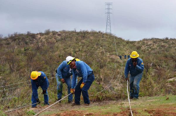 La recuperación promedio del suministro de energía eléctrica en todo el estado de #BCS es del 94%.