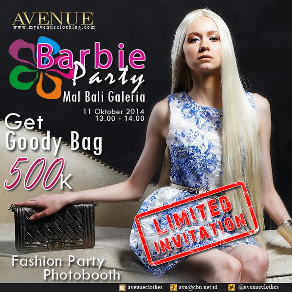 <a href="/sadhukusuma01/">S A D H U</a> Barbie Fashion Party | Mal Bali Galeria, Get Goody Bag senilai 500K, Register bit.ly/1tYIDiP