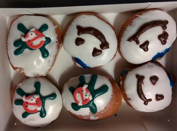 suareztech's tweet image. They have #Ghostbusters donuts #KrispyKreme this week!