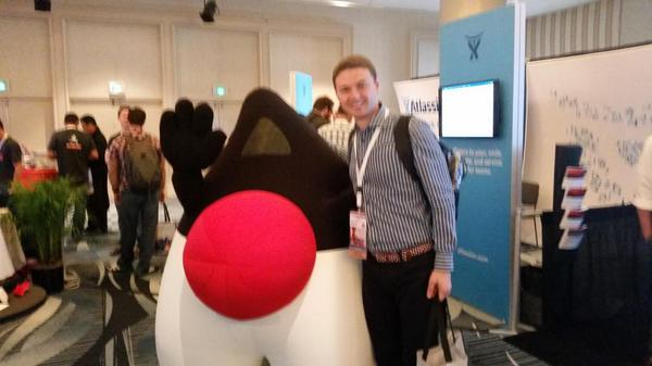 With Duke at Java One