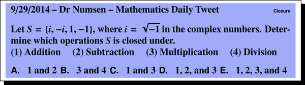 DrNumsenMath's tweet photo. Closure problem for today's Daily #UILMath tweet! Ans: http://t.co/bEJwFlmWwZ http://t.co/BuVkPQf1J3