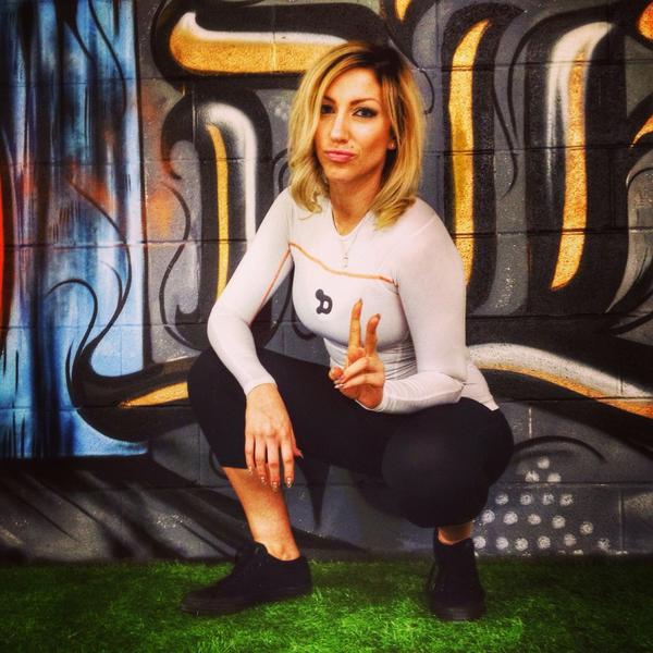 DRYWORLD_Brands's tweet photo. Huge shoutout to health and fitness pro @msstefaniedawn for hanging with us for a photo-shoot in #theCHURCH today! http://t.co/HcG5Ee9T7a