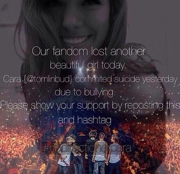 Infinity_Unique's tweet photo. I hate seeing things like this b/c it just proves how terrible society is
#RIPCara #RIPDirectionerEmma http://t.co/MM5cZXLi9s