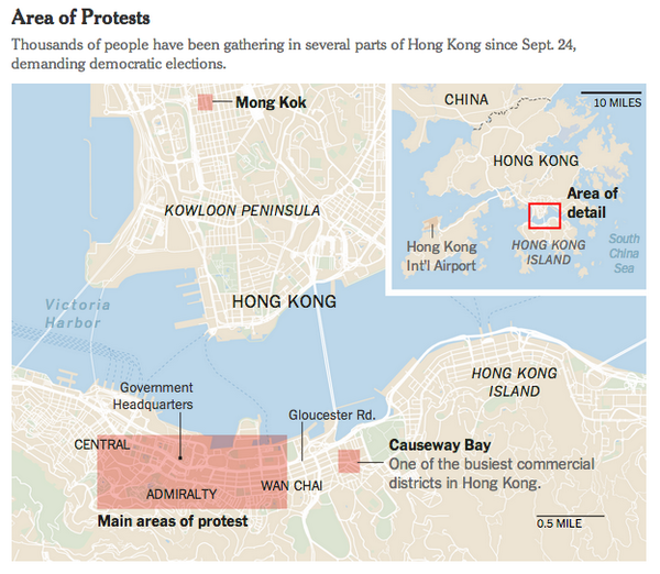 nytimes's tweet photo. What you should know about the protests in Hong Kong http://t.co/ZXKFLIE29v http://t.co/aHOZ6HGjLY