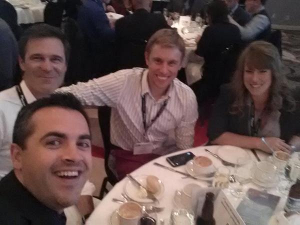 Good times! // "<a href="/MineDesignTech/">MDT</a>: Having a great dinner at @GeoRegina2014 with <a href="/infoGkm/">GKM</a> and <a href="/MeasurandGeo/">Мафка Зинченко</a> "