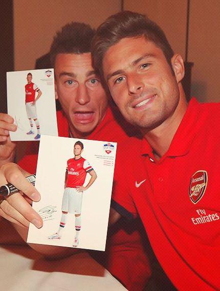 Happy Birthday Laurent Koscielny & Olivier Giroud 