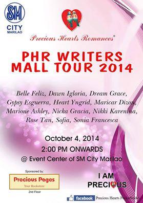 PHRBooks's tweet photo. Precious Hearts Romances Mall Tour
October 4, Sm City Marilao http://t.co/XFFx74dqJd