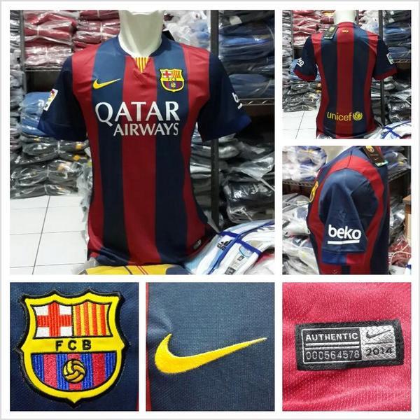 dfrizzsoccer's tweet photo. Barca Home 14/15 http://t.co/ofgEfeswfA
