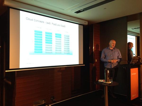 Cameron Walker - Deloitte Digital speaking about Sitecore in the Cloud on Microsoft Azure #TrendspotANZ <a href="/SitecoreANZ/">SitecoreANZ</a>