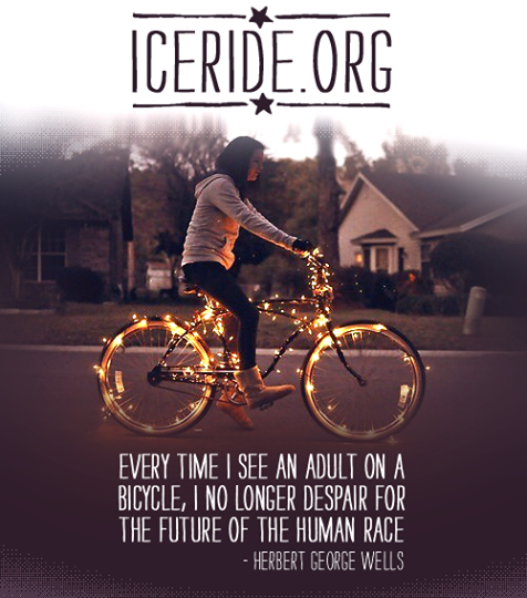 Greenpeace's tweet image. Light up the world; join an #IceRide near you on Oct 4th: iceride.org #SaveTheArctic