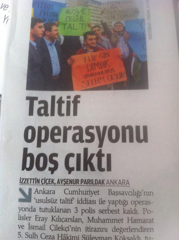 Taltif operasyonu fos çıktı,bakalım sırada hangi yalanları var ,havuz Medya'dan bombaları bekliyoruz