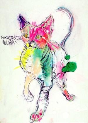 北村直登 猫 イラスト 北村直登さんの絵画作品 -