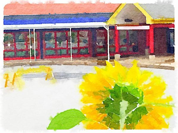 Last blooms of summer still linger at JES...