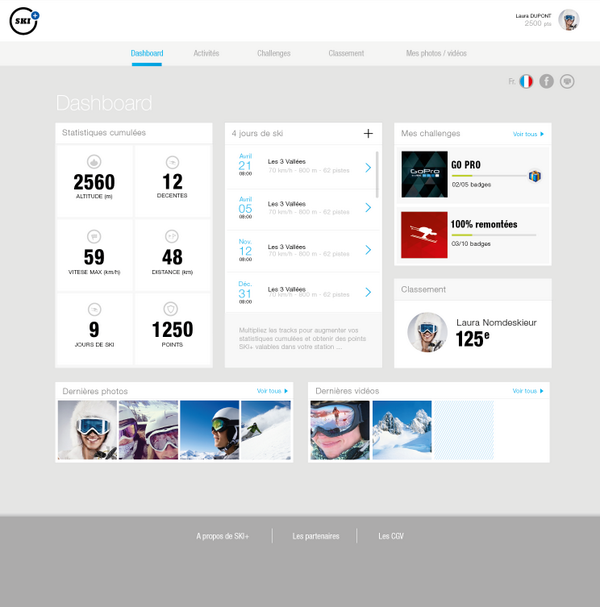 skiplusapp's tweet image. Shuuuut... en exclu, le design du site web SKI+ (et des pages à customiser pour les stations). Retrouver et partager