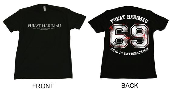 Pre-order kaos Pukat Harimau - 69 akan naik cetak setelah pesanan mencapai 1 lusin, info hubungi: 085755470044