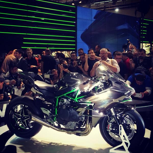 Awesome!!  #ninjaH2R #intermot2014 #teamsamco