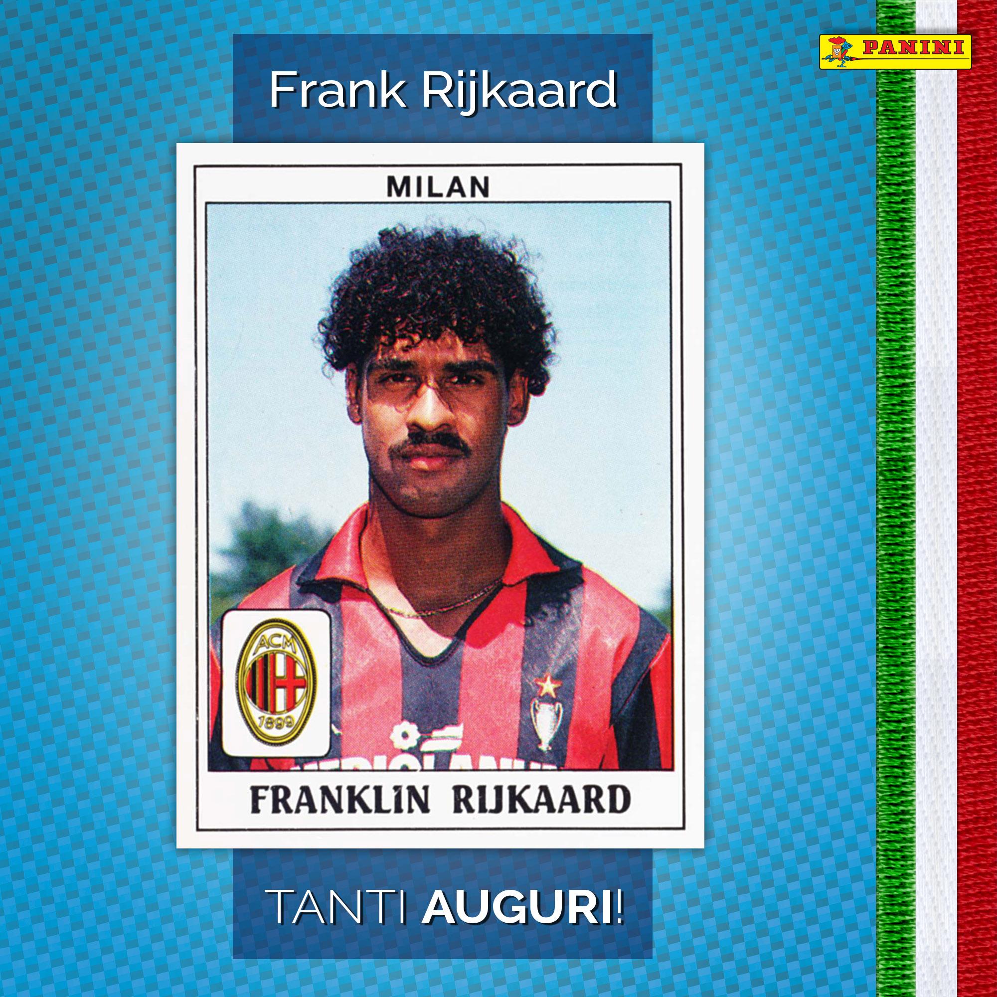 Happy Birthday Frank Rijkaard! Lex centrocampista giocò nel 5 stagioni vincendo ben 10 trofei! cc 