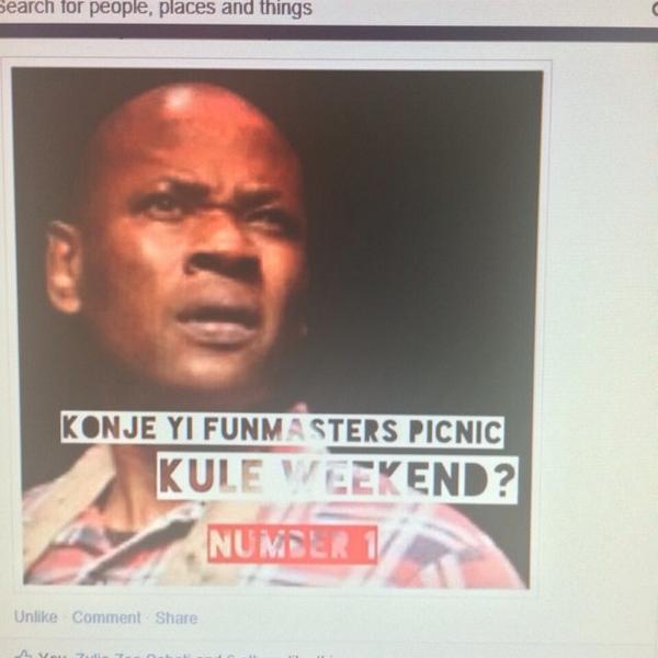 DJZeroSA_'s tweet image. Lmao hehehehhehehehe abashe #FunMastersPicnic @fun_Masters