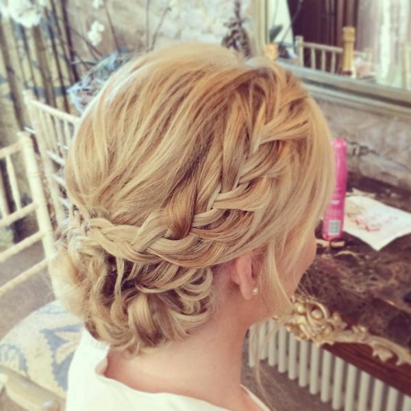 Newton hall wedding hair #newtonhall#wedding#weddinghair