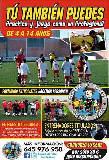 FutbolPGenil's tweet photo. Para los mas peques , desde los 4 añitos http://t.co/DhFNTUCJSJ