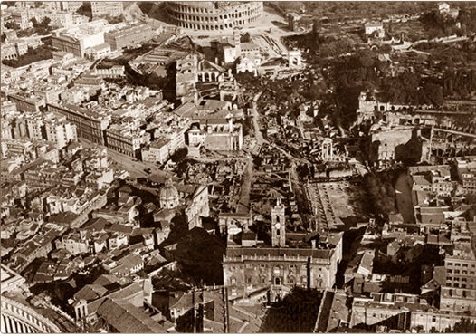 Trastevere Roma In Foto Aeree 19 Prima Che Con La Scusa Dei Fori E Dell Autostrada Per Il Colosseo Si Spianasse L Alessandrino Http T Co Zeyuc0r8dg